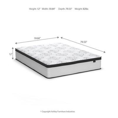 Chime 12 Inch Hybrid Mattress in a Box