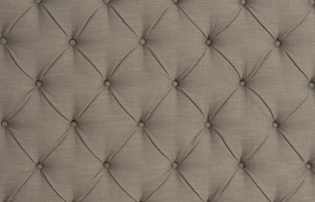 Vermillion King Upholstered Panel Bed in Gray 5442K-1EK*