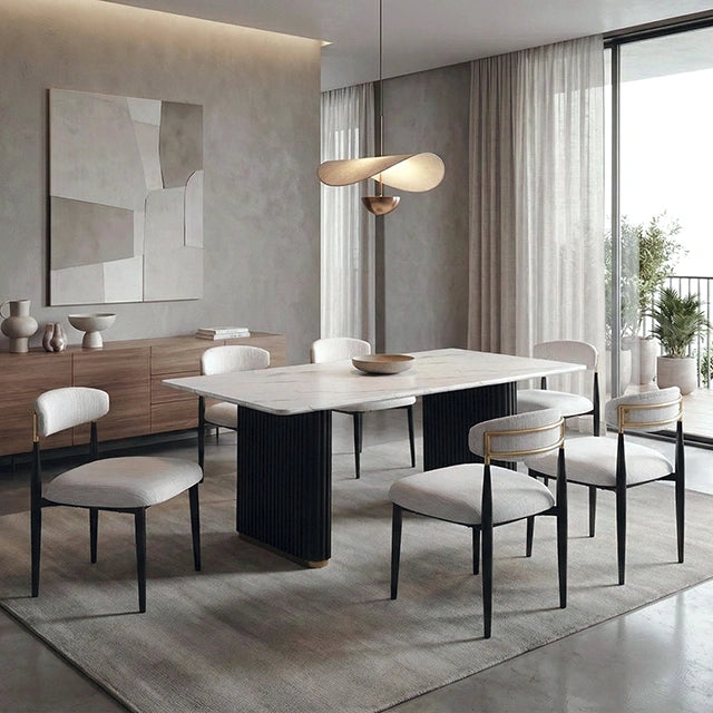 Minden 7 Pc. Dining Table Set