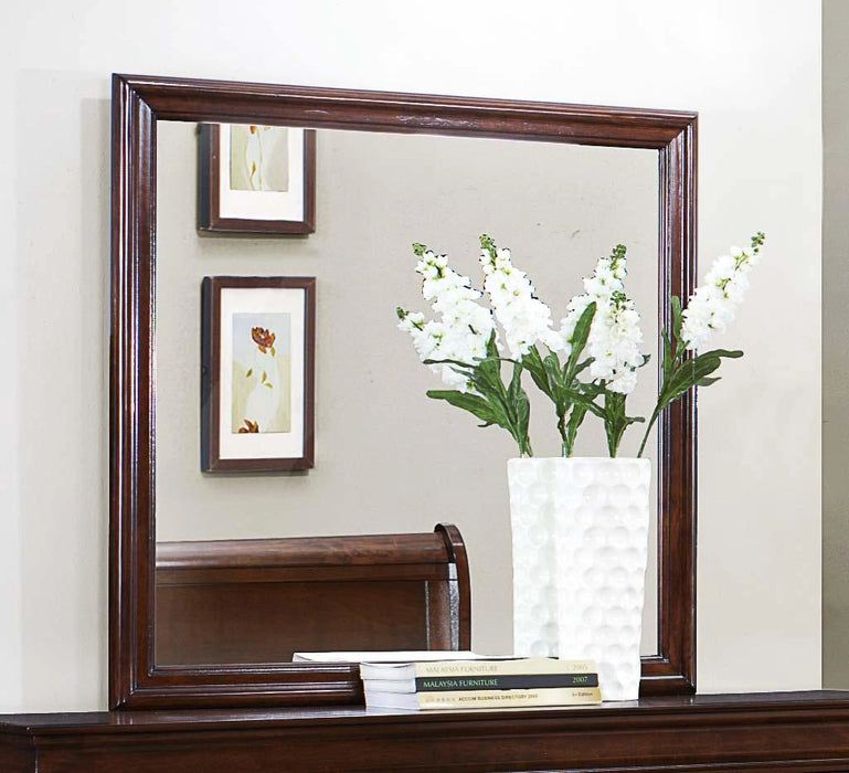 Mayville Mirror in Brown Cherry 2147-6