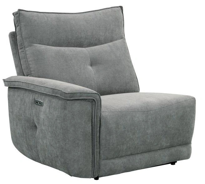 Tesoro Power Double Reclining Sofa w/ Power Headrests in Dark Gray 9509DG-3PWH*