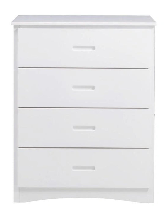 Galen 4 Drawer Chest in White B2053W-9