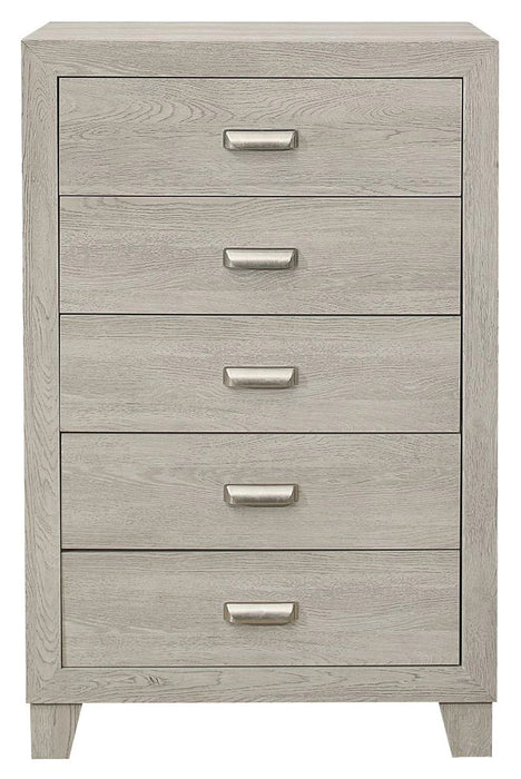 Quinby 5 Drawer Chest in Light Brown 1525-9