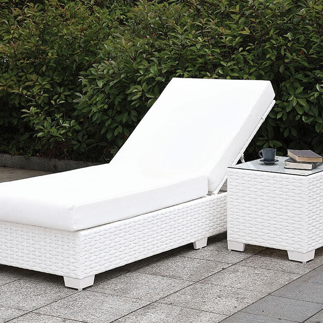 Adjustable Chaise + End Table Somani