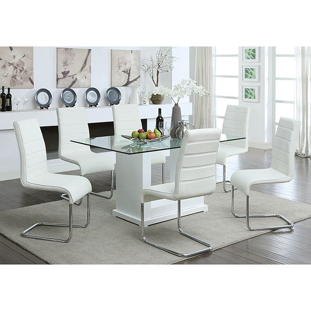 Eva 7 Pc Dining Table Set