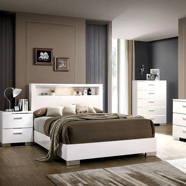Carlie Queen Bedroom Set White