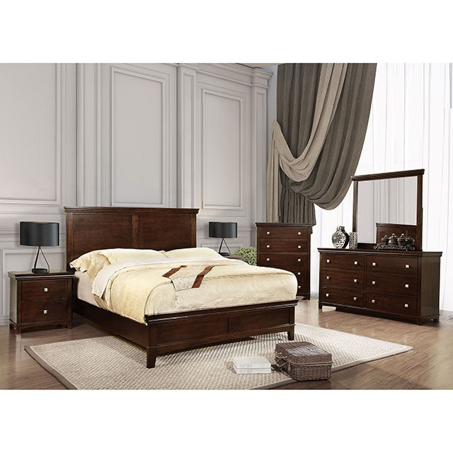 Spruce Queen Bed Cherry