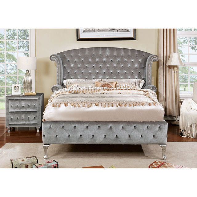 Alzir Gray Cal.King Bed