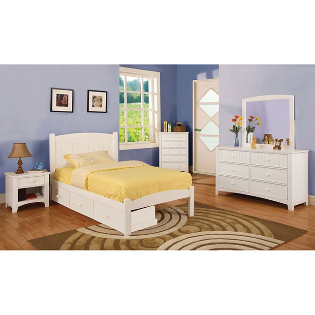 Caren 4 Pc Twin Bedroom Set