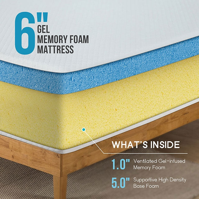 Artemisia 6" Queen Memory Foam Mattress