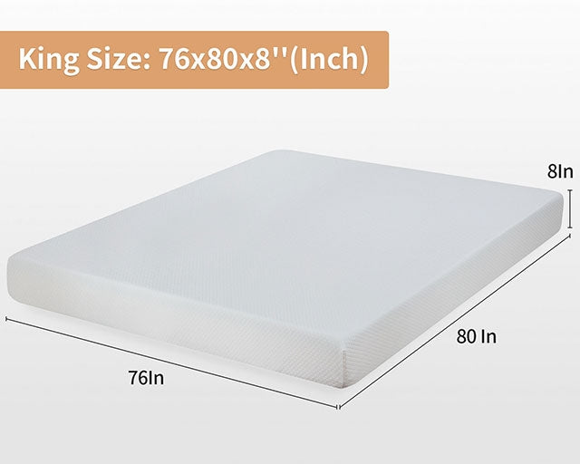 Artemisia 8" E.King Memory Foam Mattress