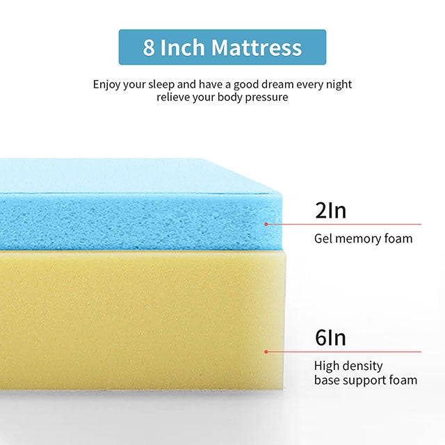 Artemisia 8" Queen Memory Foam Mattress