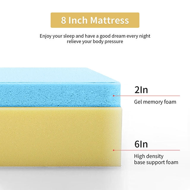 Artemisia 8" Twin Memory Foam Mattress