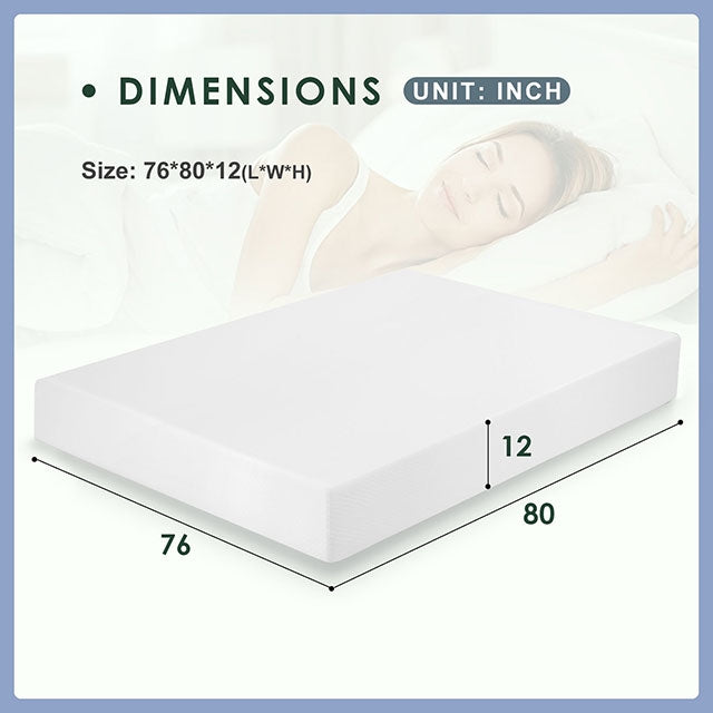 Artemisia 12" Memory Foam Mattress