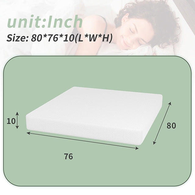 Coreopsis 10" E.King Memory Foam Wave Comfort