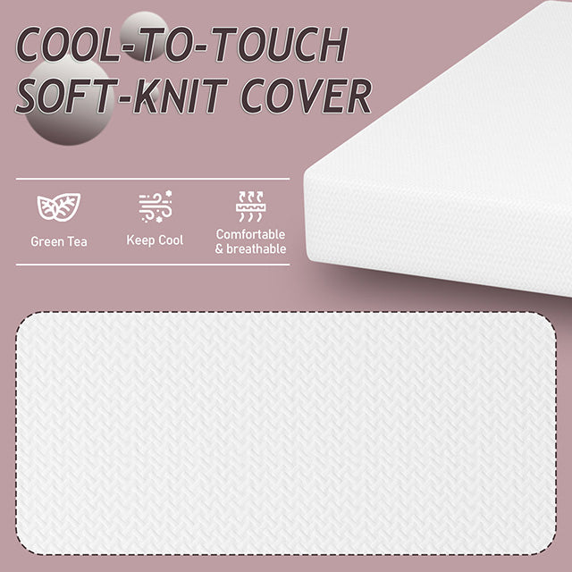 Forsythia 10" Queen Green Tea Gel Memory Foam