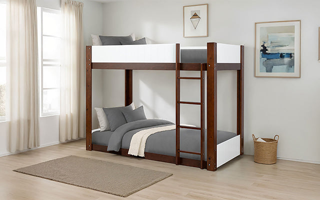 Terri Twin/Twin Bunk Bed+Mattress