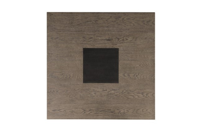 Broager 5 Pc Dining Table Set (White Caster Chairs) Walnut