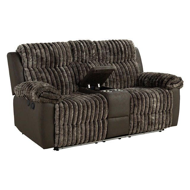 Dionysus Manual Reclining Loveseat Brown