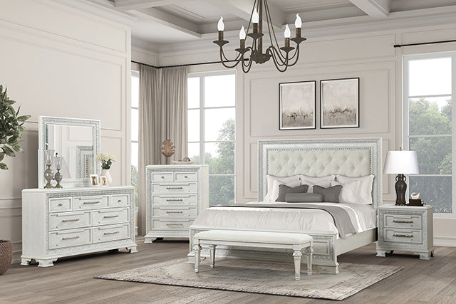 Stella Mia 4 Pc Queen Bedroom Set White