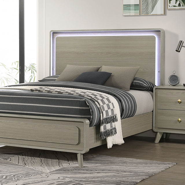 Rainier Queen Bedroom Set Gray