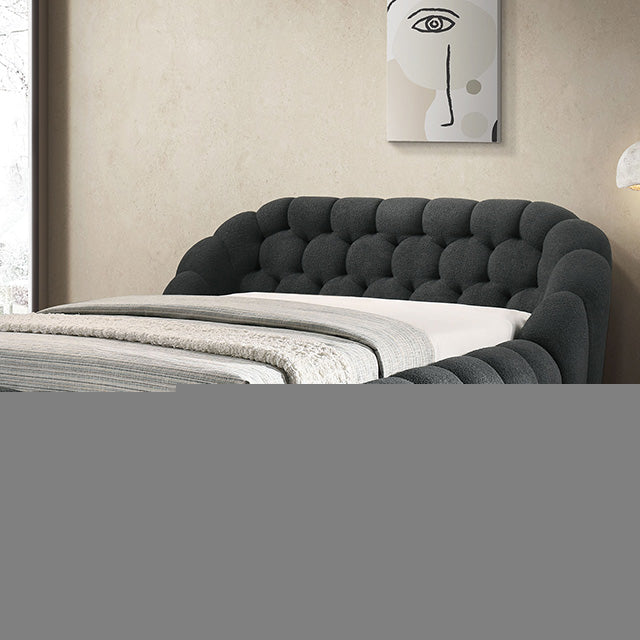 Newquay E.King & Queen Bed White, Grey, & Black