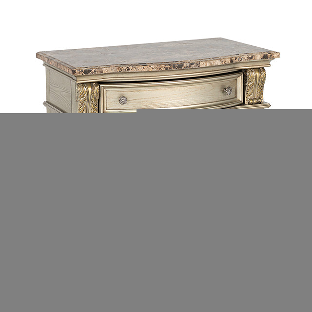 Fromberg Nightstand w/ Marble Top