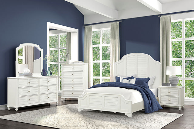 Whitehaven Bed White