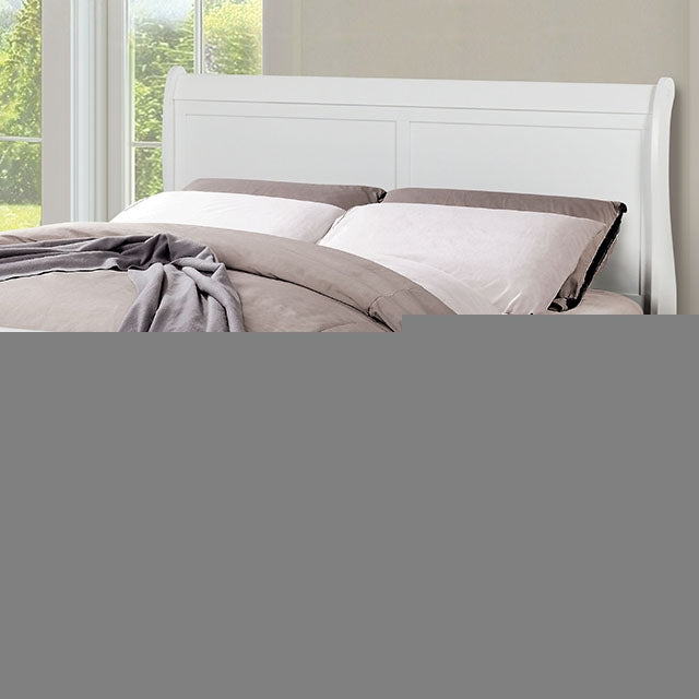 Louis Philippe Full, Twin, Full, & King Bed Black, Grey, Brown & White