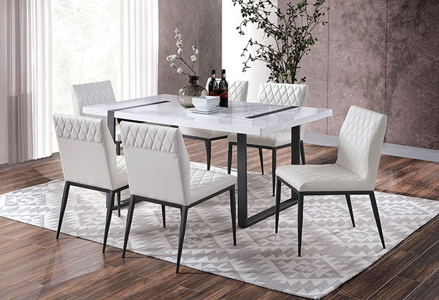 Alessia 7 Pc Dining Table Set